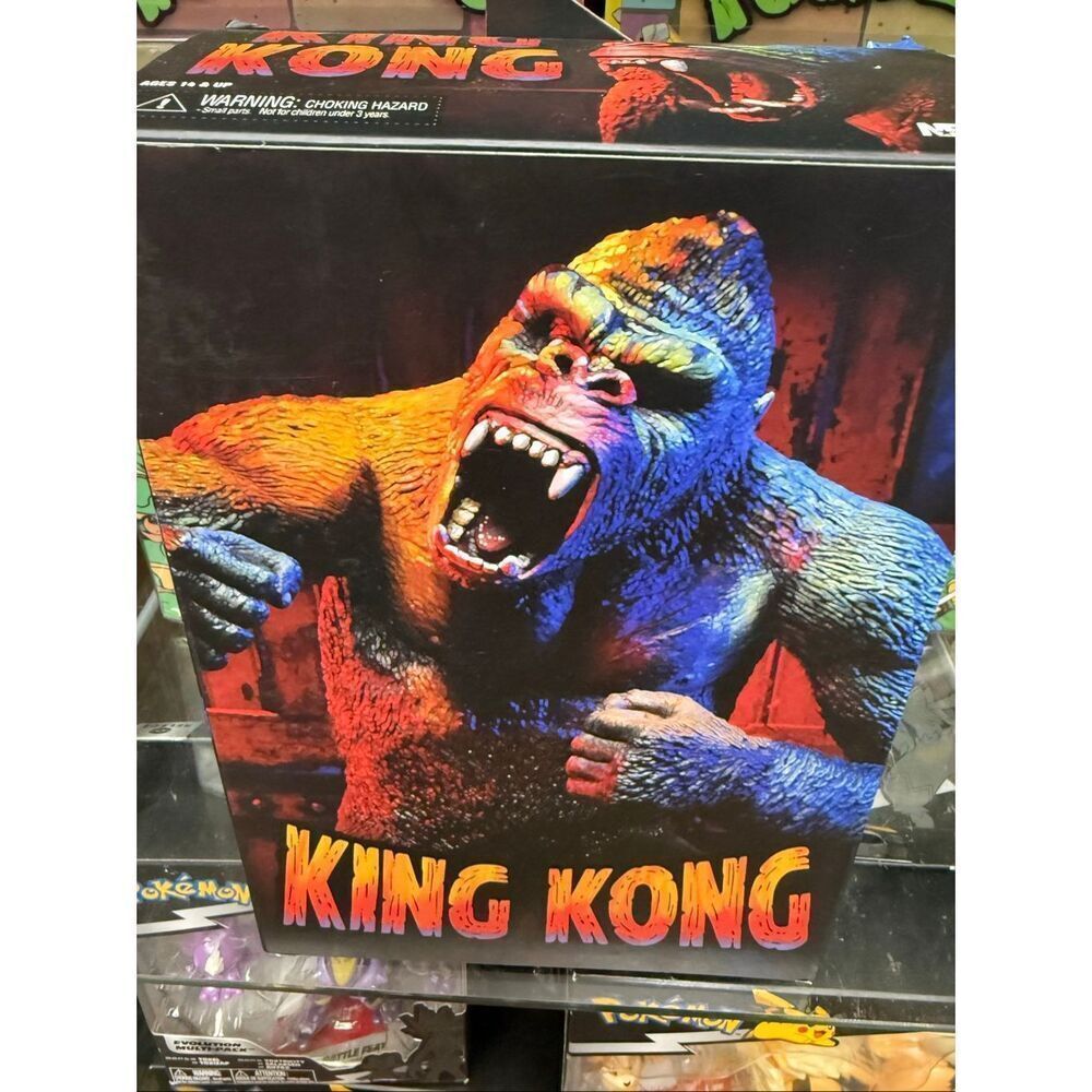 King Kong Action Figure – Large Gorilla Monster Collectible w/ Accessories – New